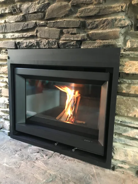 Bird House · The wood-burning stove