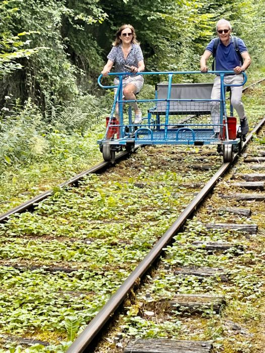 Velo sur rail maredsous sale