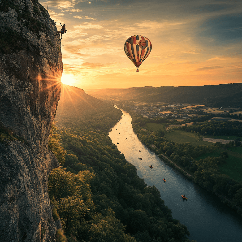 sensations fortes à Dinant et Hastière