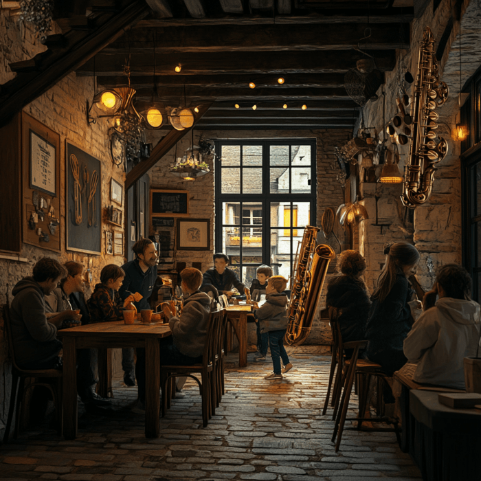 Dinant quand il PLeut au Bonsoy