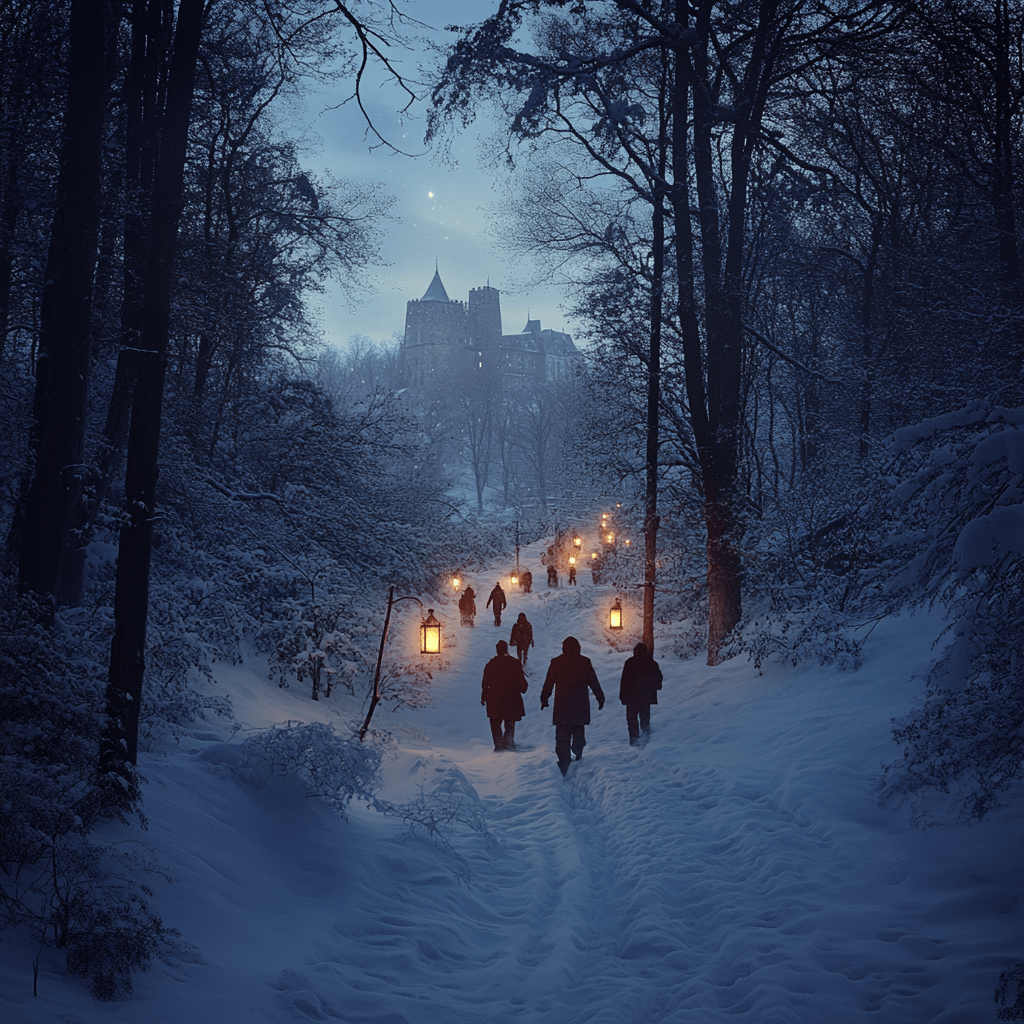 Hiver à Dinant - domaine du Bonsoy