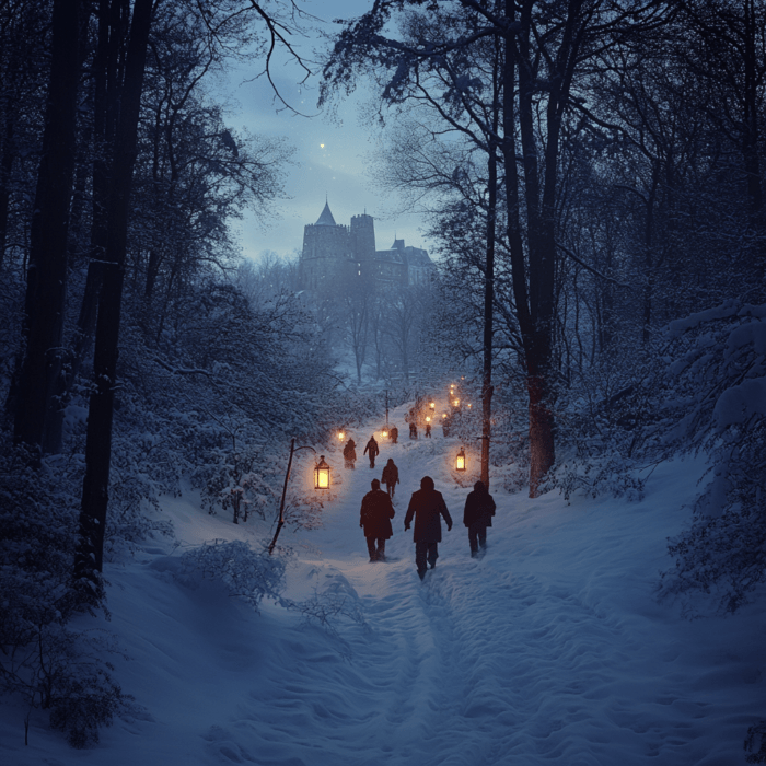 Hiver à Dinant - domaine du Bonsoy