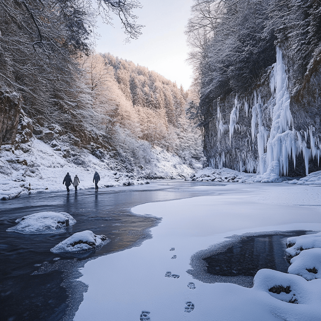 Promenade dans la vallée de la Lesse - proche du Bonsoy