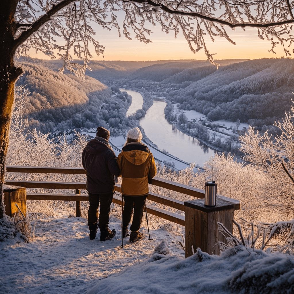 Randonnée Hivernal proche du parc du Bonsoy