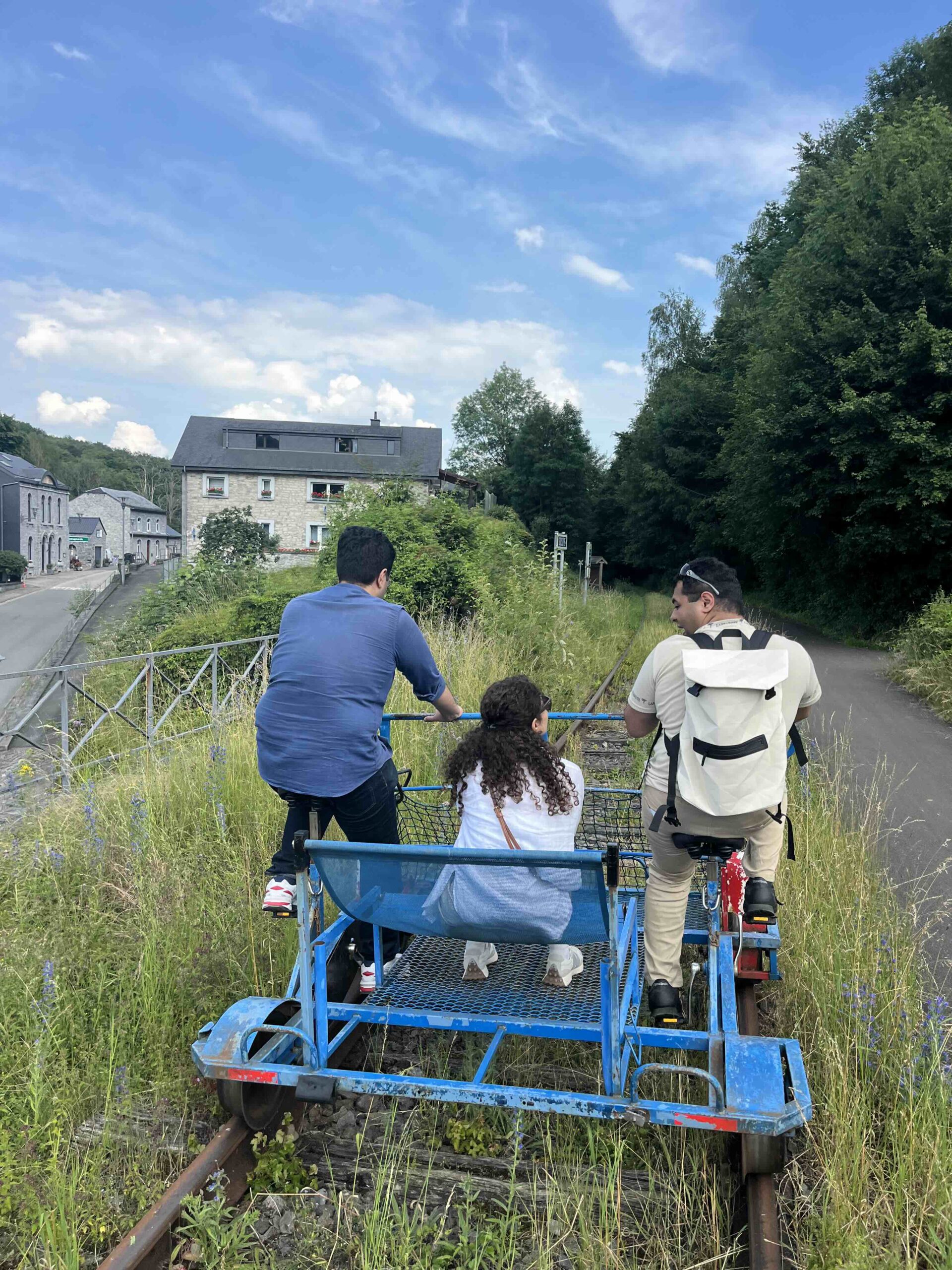 Les draisines de la Molignée au Bonsoy