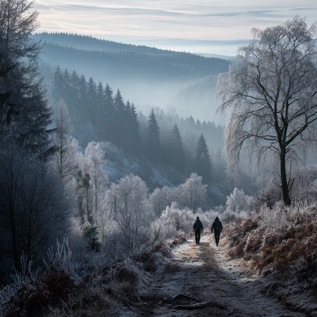 Balade en Foret en Hiver au Bonsoy - Hastière Blaimont
