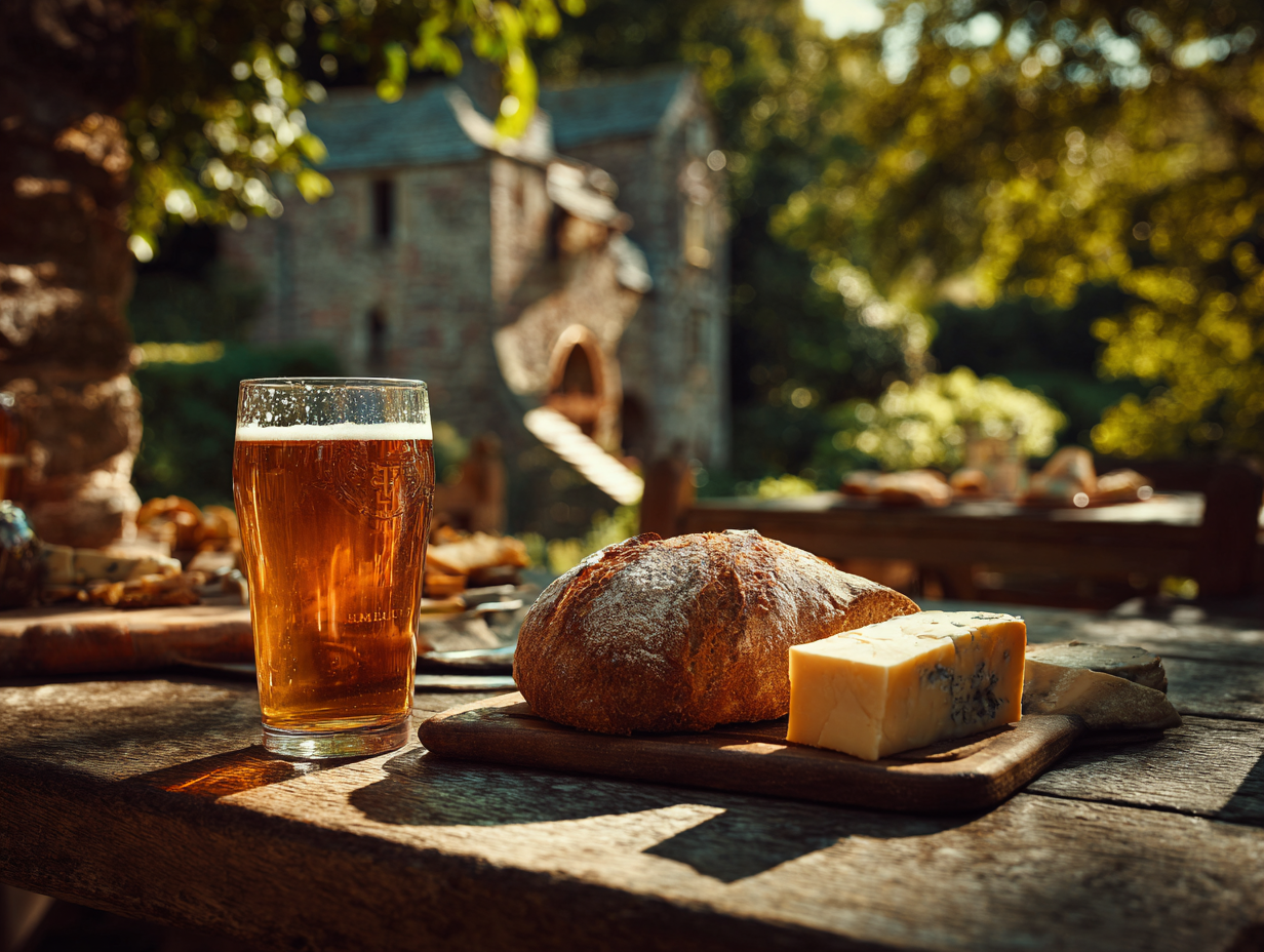 Dégustation de bière, pain et fromage de l’abbaye au moulin-brasserie de Floreffe