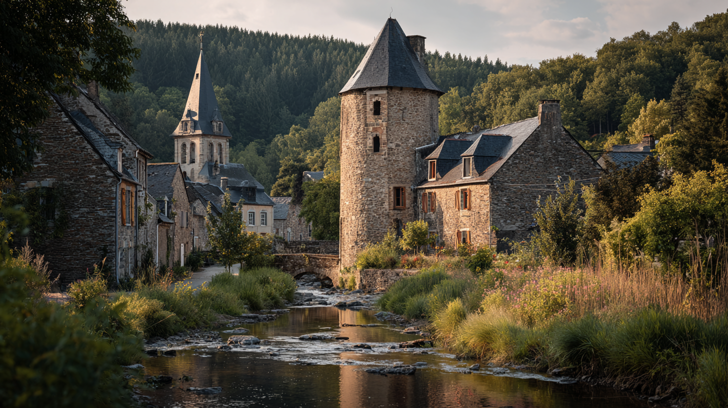Le village de Crupet et son donjon sur l'eau, Plus Beaux Villages de Wallonie