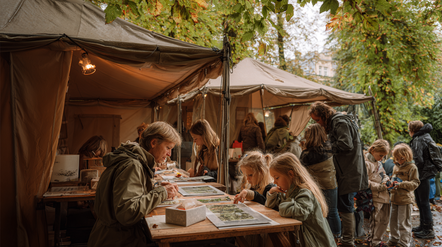 Stands et ateliers familiaux du Village Nature à la Citadelle de Namur